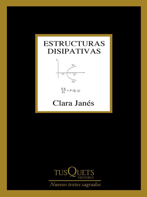 Title details for Estructuras disipativas by Clara Janés - Available